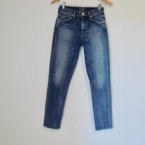 Aritzia Agolde Camile Jeans High Rise Straight Leg Ankle Jeans Size 24 - Picture 2 of 16